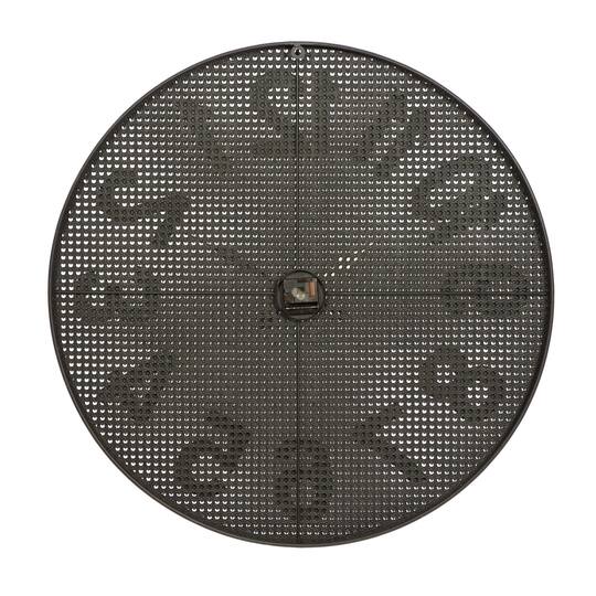 CosmoLiving by Cosmopolitan 32" Black Metal Industrial Wall Clock